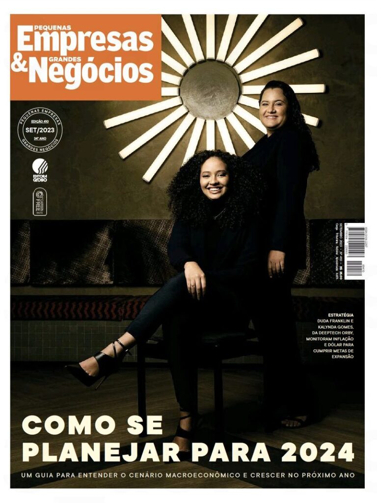 Orby in the cover of Pequenas Empresas & Grandes Negócios magazine